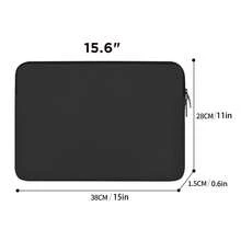 Laptop Sleeve Bag Compatible With MacBook Air/Pro, 11-15.6 Inch Notebook, Compatible With MacBook Pro 14 Inch M3 M2 M1 Chip Pro Max 2024-2021, Polyester Vertical Case With Pocket - Multicolor - View 29