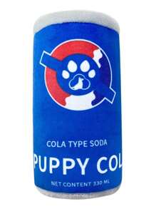 1pc Pet Voice Plush Toys Bite Toy Cute Soda Can Design Soft PP Filling Boredom Relief Toy For Dogs Cats Holiday Gifts/Birthday Parties/Daily Playtime All-Season Use