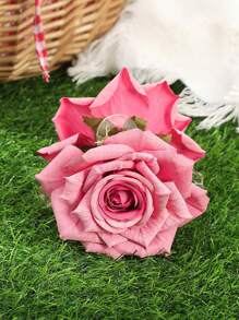 1 Stück Haarklammer mit Rosenblüte, geeignet für Feiertage, Reisen & lässigen Sommertragen Haarklammern Haar Clip Haar Klemmen Haar Clip Haar Fänger Clip