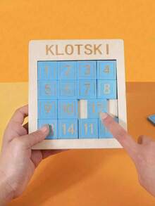 1 件木制数字华容道拼图游戏，智力游戏，锻炼思维和逻辑，节日/生日礼物，万圣节礼物，圣诞节礼物，平安夜礼物，礼物，儿童玩具，玩具，游戏 - 彩色 - 查看 11