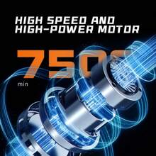 Kemei 1 pezzo Rasoio elettrico professionale KM-T98 impermeabile per barba, ricarica USB rapida, adatto per rasatura a secco o umida, rasoio alternativo per il viso