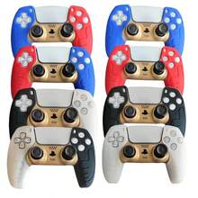 P5 游戏手柄保护套，左右硅胶控制器握把，防滑加厚保护壳，适用于 P5 游戏机，分体式设计