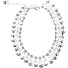 Local Delivery- Anklets Chain Tassel Bells Anklet Bracelet Boho Anklet Chain Silver 31 X 1.3 X 0.2cm Ankle Bracelets For Women 12.2inch Boho Anklets Chain Fashion - default - View 3