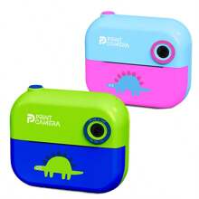 PANDA High Definition Dual Camera Instant Print Camera, Cute & Creative, 48MP Camera + 2.4" HD Screen + 1080P Video, Long Battery Life, 13 Filters & Stickers, MP3 Music, Timer/Delay Shoot, Family Gift With Printing Paper & Lanyard, Perfect For Birthday, Holiday, Travel & Daily Recording