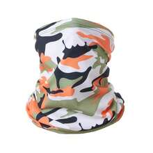 1pc Multi-Purpose Turban Riding Scarf Cycling Bandana Men Women Neck Cover Sunscreen Ice Silk Outdoor Fishing Hiking Headwear Mask - Multicolor - View 21
