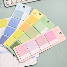 80pcs Gradient Color Sticky Notes, 1 Pack Sticky Note Pads, Square High-Quality Paper, Middle East And Europe Back To School Student Supplies, Record Stickers, Home Supplies, Message Stickers, Office Planning Stickers, Stationery, Learning Supplies, Back To School - one-size - View 8