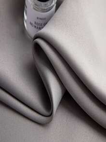 2 tấm rèm che nắng màu trơn, cách nhiệt và chặn sáng, thiết kế tối giản cho phòng ngủ và phòng khách, màu xám - Xám - Xem 7