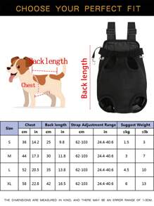 1pc Pet Carrier Front Pocket Cat Backpack, Breathable Mesh Design Portable Outdoor Carry Bag Suitable For Small Dogs & Cats Up To 13lbs