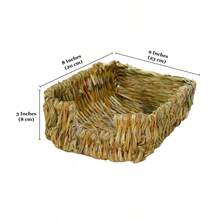 Rabbit Grass Bedding, Bunny Supplies For Cage Accessories And Huts - Brown - View 6