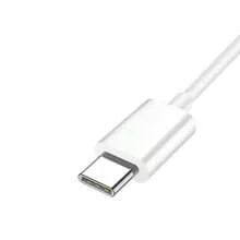 适用于 17、Air、16、15 Pro Max、Plus 和 iPad Pro 的有线 USB Type-C 立体声耳机 - 白色 - 查看 5