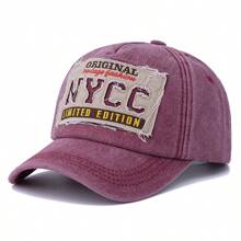 JZML 1pc Unisex NYCC Letter Embroidered Baseball Cap