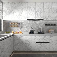 Papel tapiz autoadhesivo de mármol - Envoltura de vinilo autoadhesiva e impermeable para encimeras, mesas, escritorios y muebles de cocina y baño - 15.8x78.8 pulgadas, fácil de aplicar y retirar, diseño elegante y duradero de mármol, papel tapiz impermeable para baño - Multicolor - Ver 6