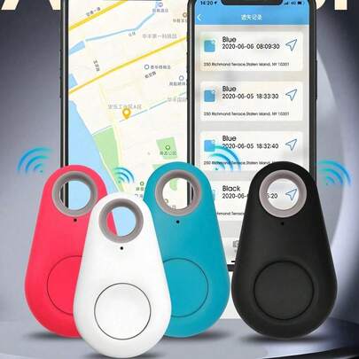 Thiết bị tìm chìa khóa thông minh GPS - Thiết bị định vị chống thất lạc không dây có báo động cho thú cưng, mèo, chó, chìa khóa, ví, hành lý - Nhựa, Thiết bị theo dõi vị trí không dây di động theo thời gian thực, Thiết bị tìm chìa khóa thông minh Mini Gps Tracker cho ô tô, Tài liệu quan trọng, Thú cưng có chức năng báo động chống thất lạc, Không bao gồm pin,