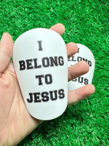 10 X 6cm PBT Material Detachable Mini Soccer Shin Guards, Lightweight Design To Aid Youth Football Training