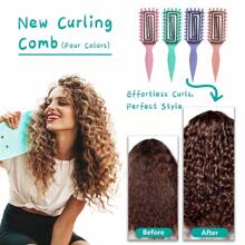 2025 Pro Curl Hair Brush | Curl Defining Brush For Perfect Summer Curls, Waves, And Coils – Anti-Frizz, Smooth Glide, Ideal For Humid Weather