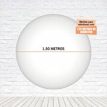 Felicita Round Panel Sublimated Fabric 3D Awareness Months 1.50cm - Tháng 2 Tím/Cam RD-7189 - Xem 2