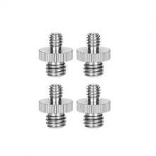 4/10 件相机螺丝适配器套装，3 件 1/4 英寸和 3 件 1/4 英寸至 3/8 英寸以及 4 件 1/4 英寸-20 母头至 3/8 英寸-16 公头三脚架螺纹适配器，3/8 至 1/4 三脚架，适用于数码相机、三脚架和单反相机