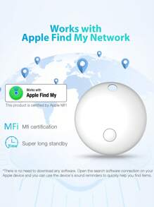 Localisateur Apple AirTag - Parfait pour la sécurité des personnes âgées, la gestion des portefeuilles/clés ou le suivi des animaux de compagnie. Profitez d'un suivi GPS mondial précis, emballé dans un boîtier compact avec une protection puissante. Ne perdez jamais vos proches ou vos objets importants (compatible avec les smartphones Apple)