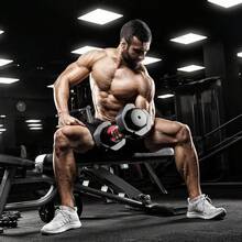 Adjustable Dumbbells Set, 11kg/24.5kg/55lbs Dumbbell Weights Pair For Men And Women, Anti-Slip Handle With Safety Locking Mechanism For Home Gym Exercise Equipment - 1 X 11kg - View 1