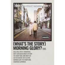 1 件经典 O-Oasis 乐队音乐封面故事 Morning Glory Heathen Chemistry 海报帆布画墙面艺术客厅家居装饰可选画框 - 彩色 - 查看 30