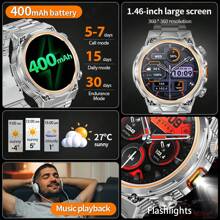 LIGE LIGE New Women's Smart Watch Sports Outdoor Watch, 400 MAh Large Capacity Battery, LED Flashlight, 100+ Sports Mode, Photo Timing, Alarm Clock, SMS, Call Reminder, Weather Forecast, Fashionable Multifunctional Women's Outdoor Sports Watch