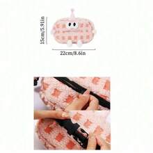 1 件可爱怪物纸巾盒，浴室，卧室，客厅，汽车纸巾架，汽车垃圾桶，纸巾盒，可爱纸巾架挂袋，汽车配件 - 彩色 - 查看 10