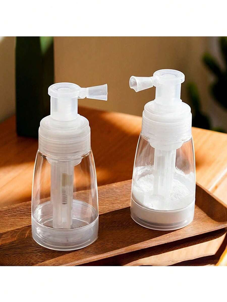 1 chai xịt phấn, chai xịt phấn rôm trẻ em, chai đựng phấn trang điểm, chai xịt phấn mềm mịn, thích hợp để đóng gói phấn, có vòi khóa, dùng cho nhiều loại sản phẩm dạng phấn. - Nhiều màu - Xem 1