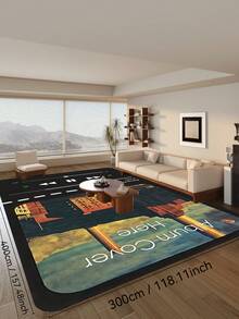 1PC Music Room Decorative Carpet Water-Absorbing And Non-Slip Washable Warm In Winter With A Carpet Of Record Album Poster Patterns It Can Be Used As An Accessory Area Rug For Bedrooms Living Rooms Classrooms And Study Rooms Suitable For Music Lovers Bathroom Accessories Back To School Entryway Decor Bathroom Kitchen Decor