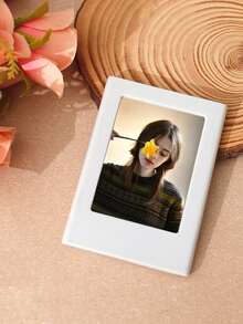 1/4/6/10/20pcs Multi-Color 3-Inch Magnetic Plastic Photo Frames, Magnetic Fridge Stickers For Instant Camera Photos And Mini Cards Display, Personalized Home Fridge Decor, Gift For Friends - Multicolor - View 16