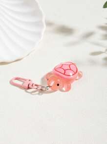 1 pièce/5 pièces Pendentifs multicolores lumineux de tortue, porte-clés pendentif animal, accessoires de sac, porte-clés de voiture, porte-clés, accessoires de porte-clés, porte-clés mignons, peuvent être fixés à des articles tels que des clés, des sacs, des téléphones portables, des accessoires de voiture, des breloques de sac, école, animal de dessin animé, gothique, Y2k