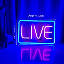 Neonlicht, Musik Neon Schild, Buchstaben Neon Lampe, Neonlicht, Bar Schild, beleuchtete Schilder, geeignet für Bierbar, Musikstudio, Schlafzimmerwand Dekoration, Party, Club (blau und rosa)