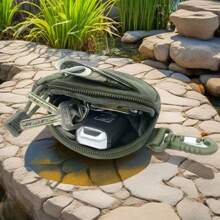 Outdoor Tactical Mini Bag | 3-In-1 Key Coin Card Case | Canvas Zipper EDC Pocket Organizer