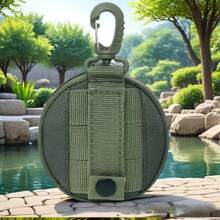 Outdoor Tactical Mini Bag | 3-In-1 Key Coin Card Case | Canvas Zipper EDC Pocket Organizer