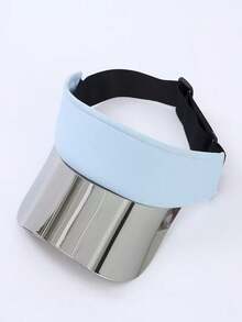 1pc Laser Reflective UV Protection Versatile Outdoor Peaked Cap, Suitable For Men And Women In Summer - Laser Hollow Hat - View 10