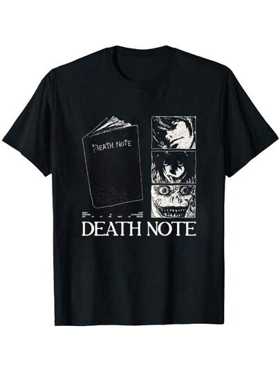 デスノートビンテージグラフィックTシャツ | SHEIN JAPAN