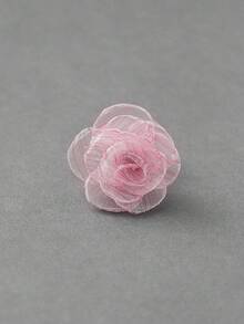 1 件哥特式蕾丝花朵单环戒指，优雅复古开放式设计，适合女性