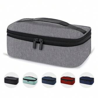 1 pièce Petit sac à lunch isotherme pour école, non-alimentaire, pour hommes et femmes. Sac à lunch portable pour l'école, le travail, le pique-nique, les voyages (Noir). Accessoires scolaires, sac à lunch pour femmes, sac isotherme, accessoires de pique-nique