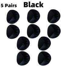 Sports Outdoor Invisible Foot Pads Socks, Toeless Socks With Non-Slip Forefoot Cushion And Five Toes - Black - View 11