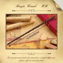 1pc Premium Classic Carbon Steel Magic Wand - Roleplay Scepter - Wand - Cane Gift - Photo Prop - LARP Party Supplies - Stage Performance Accessory - Gift & Collection - Home Decor - Birthday Gift - Unlock Your Own Magic World