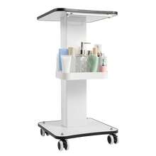 YUNRUX Storage Island & Carts - White - View 1