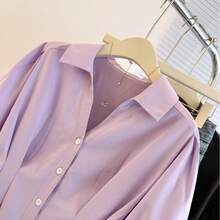 Women Blouses - Purple - View 4