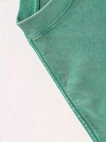 1 Piece, 230G Double-Sided Washed, Cold Drink Crayfish Printed T-Shirt, High-Quality Wax Printed Cotton Retro Fashion Brand T-Shirt, Suitable For Summer T-Shirt With A Certain Thickness, Holiday Gift