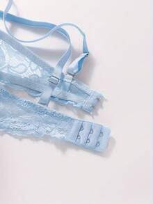 6pcs/Set Women Lace Padded Underwire Bras - Multicolor - View 6