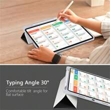 可爱彩色蝴蝶和花朵平板电脑保护套适用于 iPad Pro 11 英寸 Air 2024 11 英寸 2025 iPad Air 5 4 10.9 第 10 代 5 6 7 8 10.2 9.7 英寸 AIR3 10.5 Mini 6 5 4 保护套带笔架支持睡眠唤醒功能