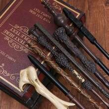 1pc Premium Classic Carbon Steel Magic Wand - Roleplay Scepter - Wand - Cane Gift - Photo Prop - LARP Party Supplies - Stage Performance Accessory - Gift & Collection - Home Decor - Birthday Gift - Unlock Your Own Magic World