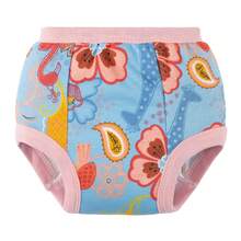 6-Pack Baby Girls' Potty Training Pants, Absorbent Training Underwear For Toddlers, Soft & Comfortable, 12 Months - 5 Years - 淺藍色 - 查看 6