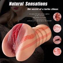 Realistische Vagina-Sexpuppe, echte Taschenmuschi, realistische Vagina aus künstlichem Gummi, Analsexpuppe, sexy Penis für Erwachsene, stimulieren den Dick-Trainer, männliche Masturbationstasse, Sexspielzeug für Männer