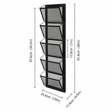 Caja y estantería de archivos - Negro - Ver 2