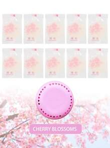 30 Pieces Of Long-Lasting Fragrant Air Freshener With Additional Outer Shell - Single-Colour Aromatic Air Freshener Discs For Homes, Cars, Bathrooms, Bedrooms, Closets And Toilets.