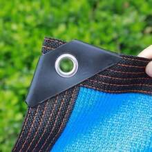 1 pieza Malla de sombreado de color azul para jardín, sombra portátil para invernadero de patio, red de sombra antirrayos UV resistente al calor alto, para jardín, patio, plantas, invernadero, pabellón exterior, césped - Azul - Ver 8